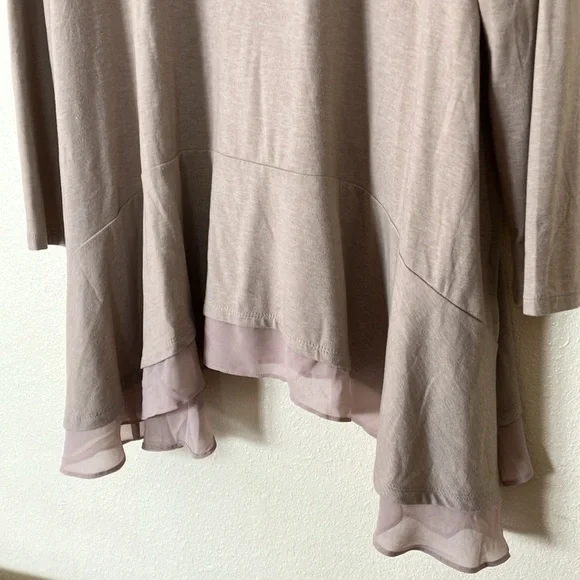 LOGO Lounge by Lori Goldstein Jersey Knit Top, 2X - Picture 3 of 7